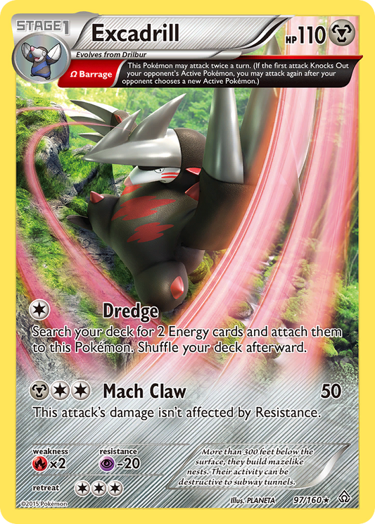 Excadrill (97/160) [XY: Primal Clash]