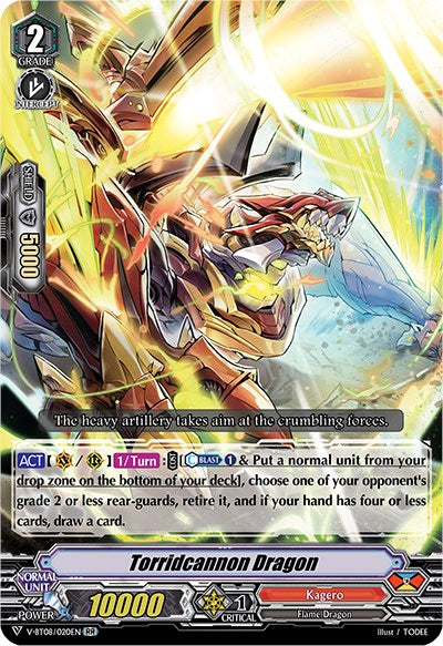 Torridcannon Dragon (V-BT08/020EN RR) [Silverdust Blaze]