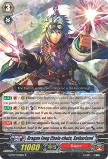 Dragon Fang Chain-shots, Sutherland (G-BT07/032EN) [Glorious Bravery of Radiant Sword]