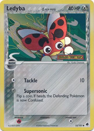 Ledyba (53/101) (Delta Species) (Stamped) [EX: Dragon Frontiers]