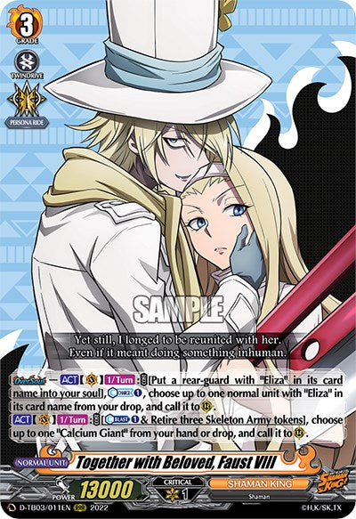 Together with Beloved, Faust VIII (D-TB03/011EN) [Shaman King]