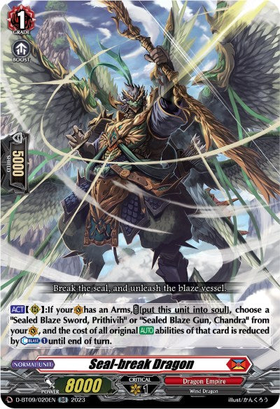 Seal-break Dragon (D-BT09/020EN) [Dragontree Invasion]