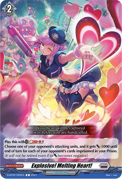 Explosive! Melting Heart! (D-BT02/093EN) [A Brush with the Legends]