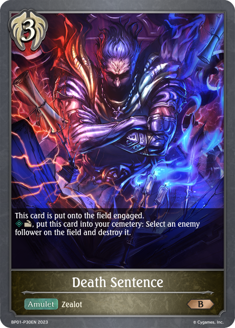 Death Sentence (Foil) (BP01-P30EN) [Advent of Genesis]