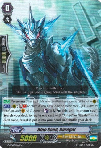 Blue Scud, Barcgal (G-LD03/014EN) [G-Legend Deck Vol.3: The Blaster]