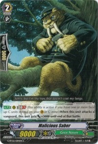 Malicious Saber (G-BT02/084EN) [Soaring Ascent of Gale & Blossom]