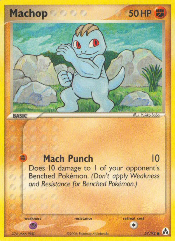 Machop (57/92) [EX: Legend Maker]