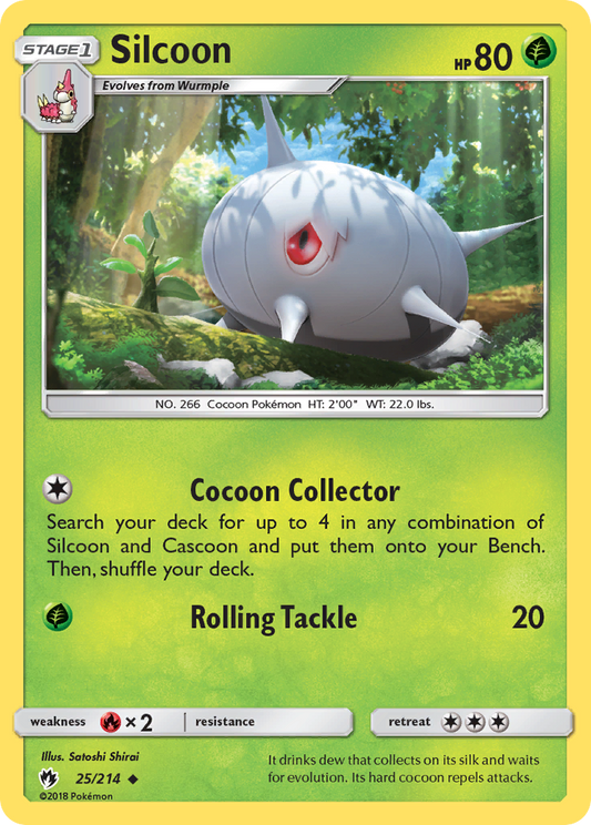 Silcoon (25/214) [Sun & Moon: Lost Thunder]