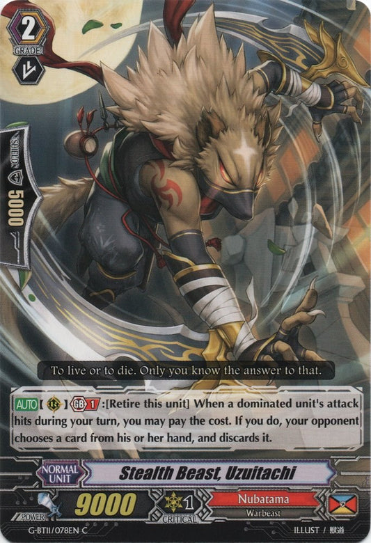 Stealth Beast, Uzuitachi (G-BT11/078EN) [Demonic Advent]