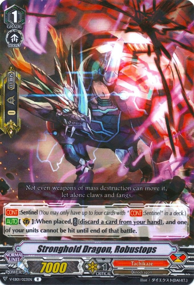 Stronghold Dragon, Robustops (V-EB01/023EN) [The Destructive Roar]