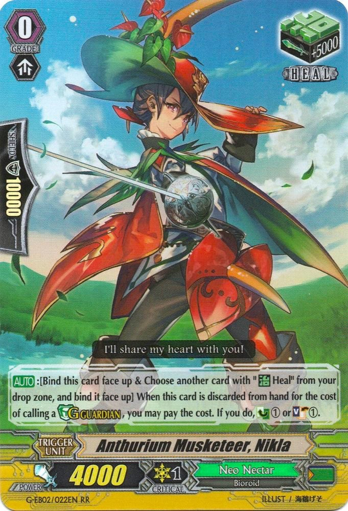 Anthurium Musketeer, Nikla (G-EB02/022EN) [The AWAKENING ZOO]