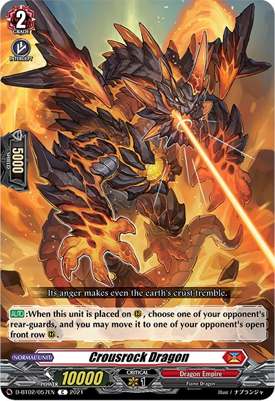 Crousrock Dragon (D-BT02/057EN) [A Brush with the Legends]