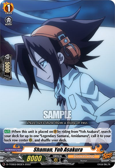 Shaman, Yoh Asakura (D-TTD03/003EN) [Shaman King]