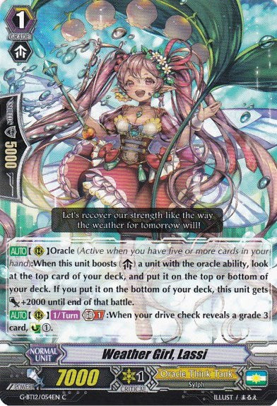 Weather Girl, Lassi (G-BT12/054EN) [Dragon King's Awakening]