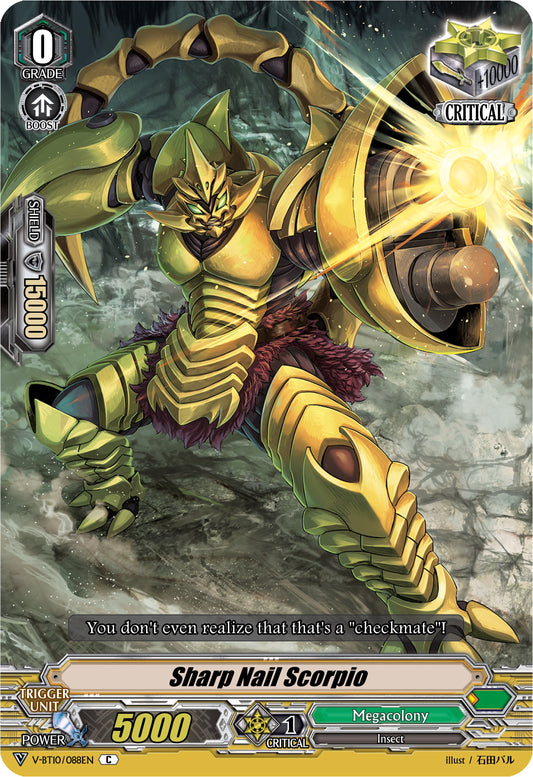 Sharp Nail Scorpio (V-BT10/088EN) [Phantom Dragon Aeon]