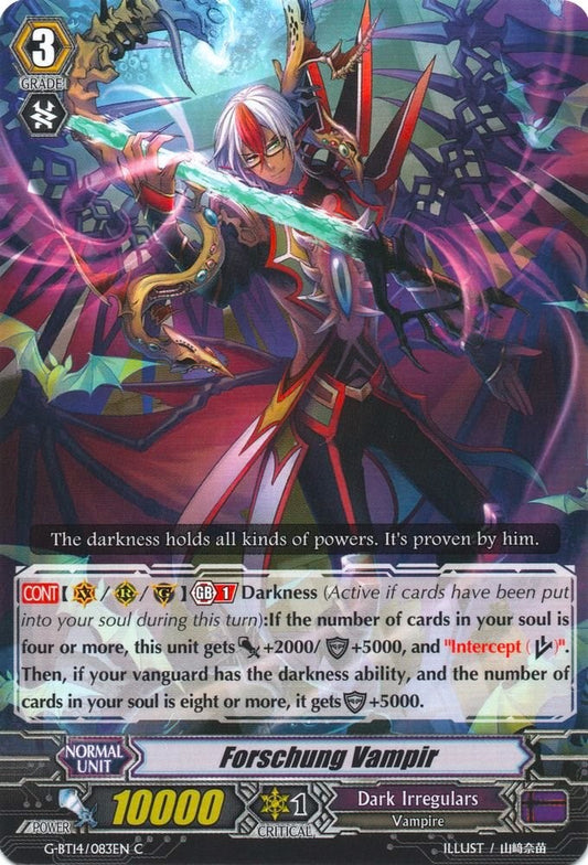 Forschung Vampir (G-BT14/083EN) [Divine Dragon Apocrypha]