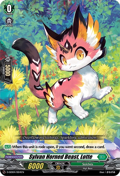 Sylvan Horned Beast, Lotte (D-SD04/004EN) [Megumi Okura: Sylvan King]