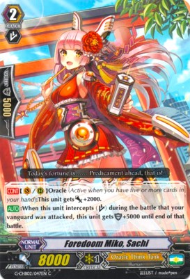 Foredoom Miko, Sachi (G-CHB02/047EN) [We ARE!!! Trinity Dragon]