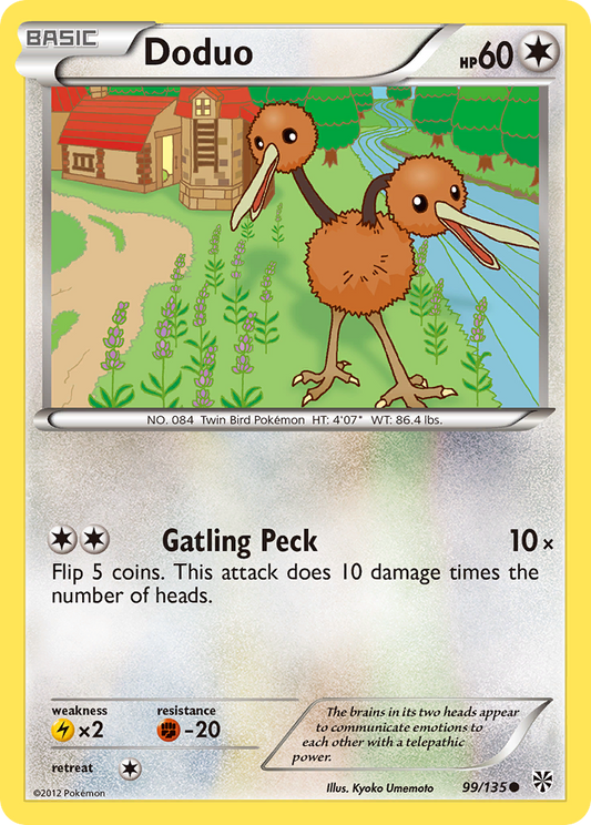 Doduo (99/135) [Black & White: Plasma Storm]