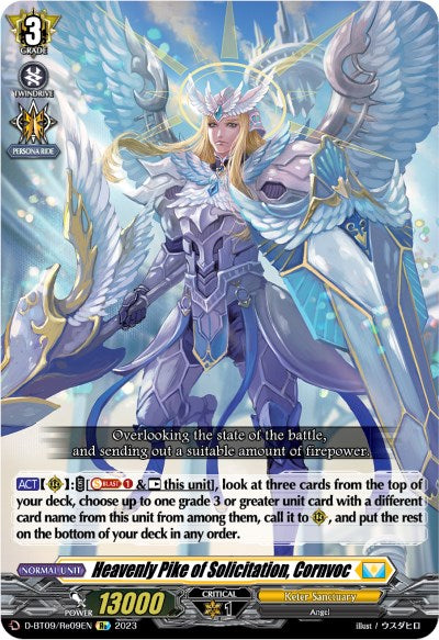 Heavenly Pike of Solicitation, Cornvoc (D-BT09/Re09EN) [Dragontree Invasion]