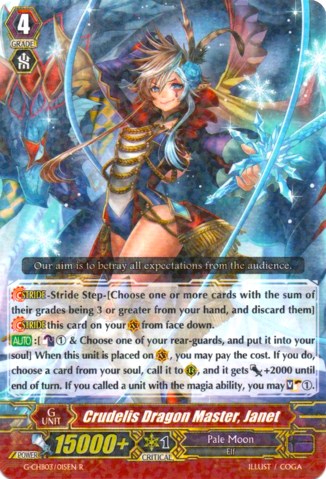 Crudelis Dragon Master, Janet (G-CHB03/015EN) [Rummy Labyrinth Under the Moonlight]
