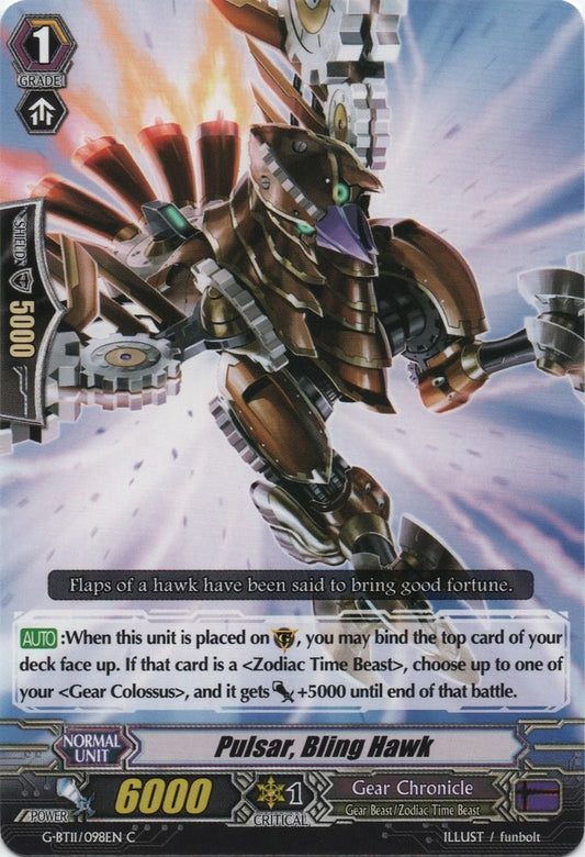 Pulsar, Bling Hawk (G-BT11/098EN) [Demonic Advent]