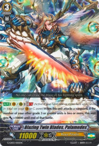 Blazing Twin Blades, Palamedes (G-LD03/005EN) [G-Legend Deck Vol.3: The Blaster]