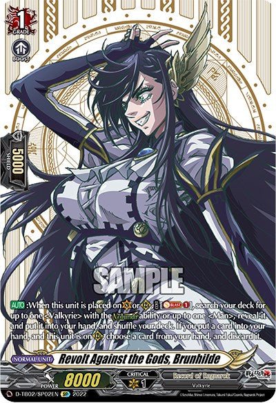 Revolt Against the Gods, Brunhilde (D-TB02/SP02EN) [Record of Ragnarok]