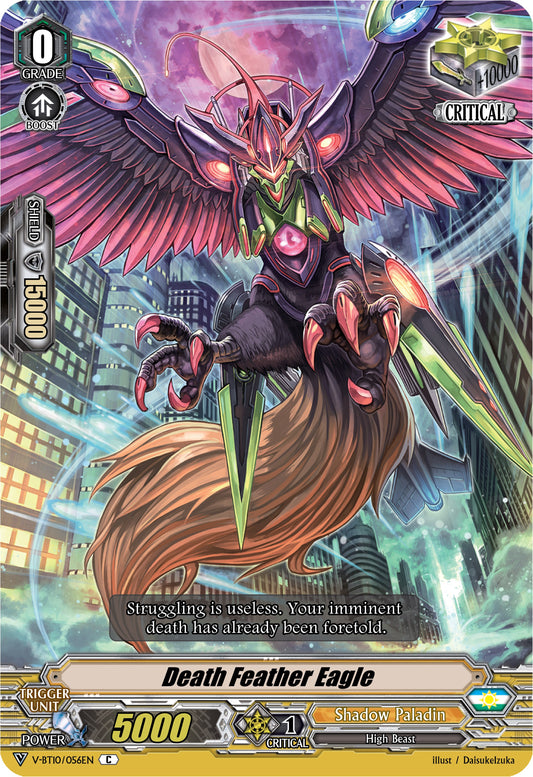 Death Feather Eagle (V-BT10/056EN) [Phantom Dragon Aeon]
