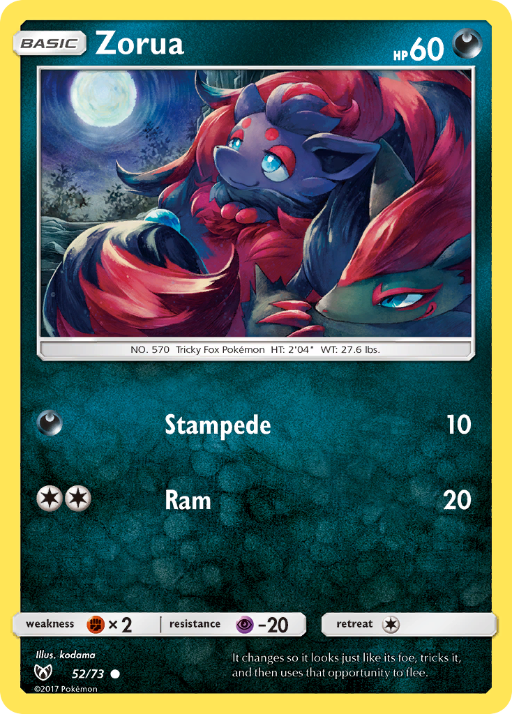 Zorua (52/73) [Sun & Moon: Shining Legends]