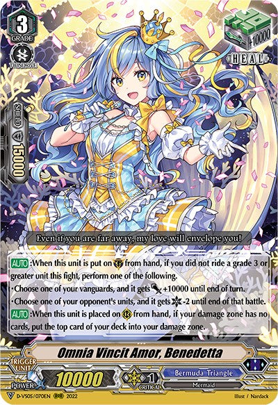 Omnia Vincit Amor, Benedetta (D-VS05/070EN) [V Clan Collection Vol.5]