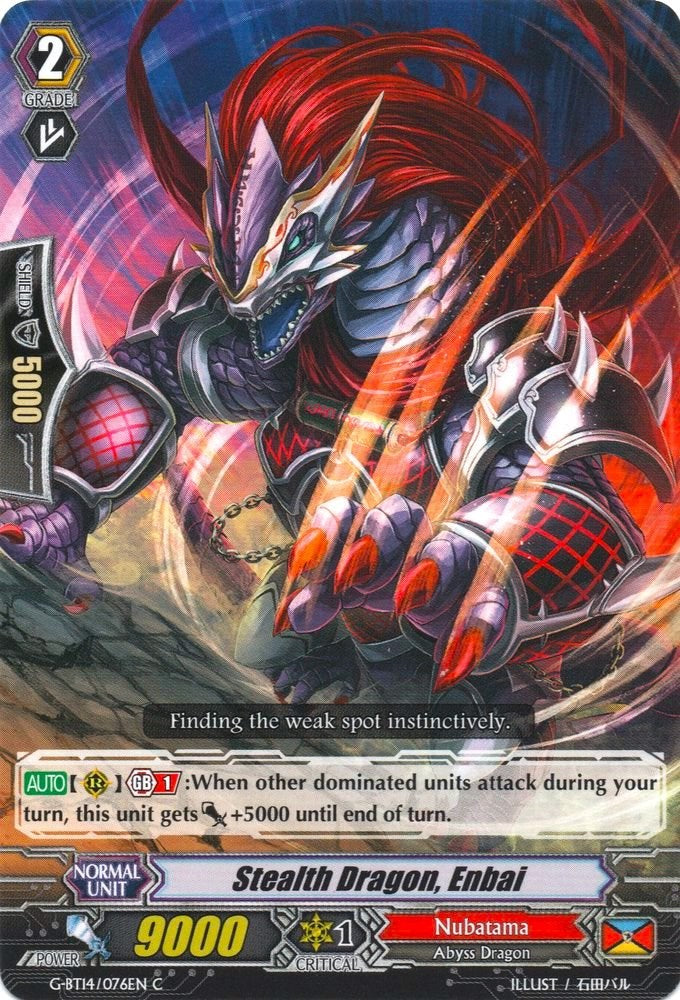 Stealth Dragon, Enbai (G-BT14/076EN) [Divine Dragon Apocrypha]