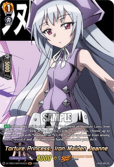 Torture Princess, Iron Maiden Jeanne (D-TB03/SKR103EN) [Shaman King]