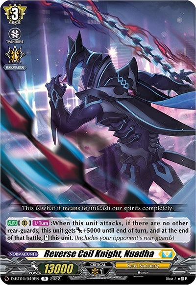 Reverse Coil Knight, Nuadha (D-BT04/049EN) [Awakening of Chakrabarthi]