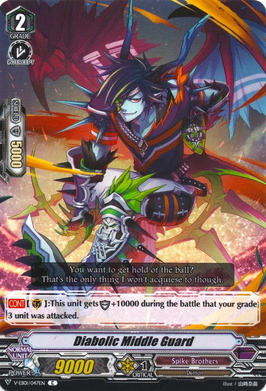 Diabolic Middle Guard (V-EB01/047EN) [The Destructive Roar]