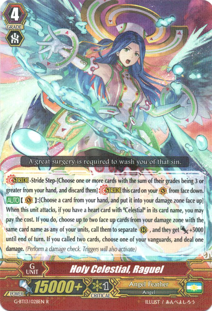 Holy Celestial, Raguel (G-BT13/028EN) [Ultimate Stride]