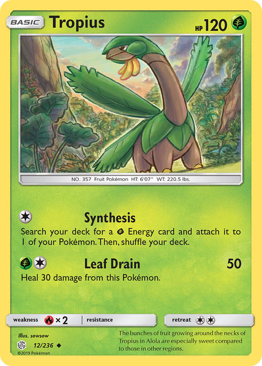 Tropius (12/236) [Sun & Moon: Cosmic Eclipse]