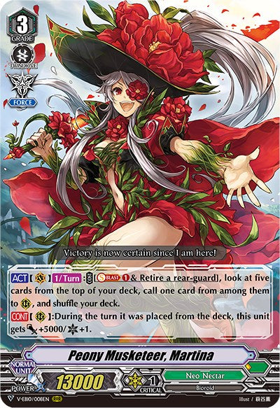 Peony Musketeer, Martina (V-EB10/008EN) [The Mysterious Fortune]