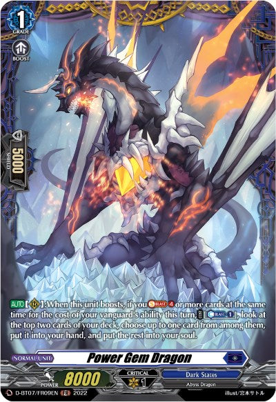 Power Gem Dragon (FR) (D-BT07/FR09EN) [Raging Flames Against Emerald Storm]