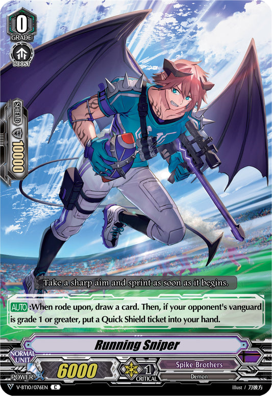 Running Sniper (V-BT10/076EN) [Phantom Dragon Aeon]