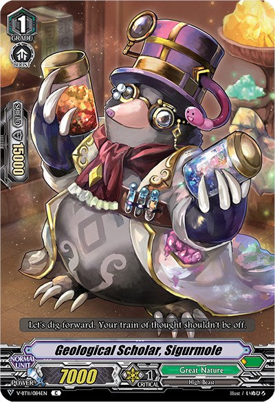 Geological Scholar, Sigurmole (V-BT11/084EN) [Storm of the Blue Cavalry]