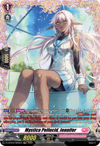 Mystica Pellucid, Jennifer (D-LBT03/FR25EN) [Lyrical Monasterio: Summertime Memories!]