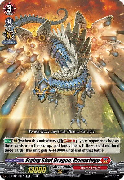 Frying Shot Dragon, Crumstego (D-BT08/034EN) [Minerva Rising]