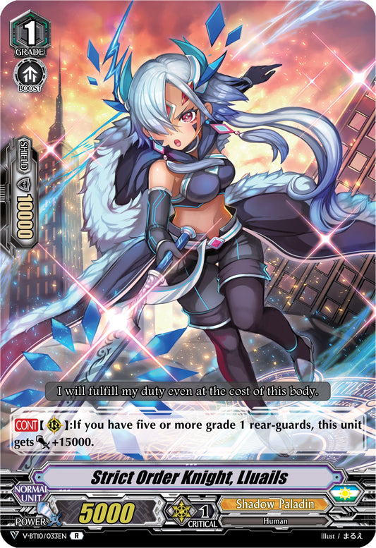 Strict Order Knight, Lluails (V-BT10/033EN) [Phantom Dragon Aeon]